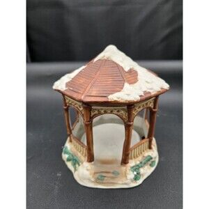 Mervyn’s Christmas Village Square Collection Gazebo Ceramic Accessory